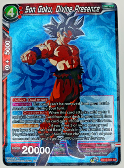 Son Goku, Divine Presence | Alt Art BT14-005 SR Foil | Dragon Ball Super Card NM - Image 1