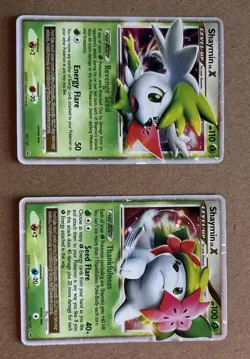 Pokemon Shaymin LV.X Holo Platinum 126/127 DP38 2 Cards Nintendo TCG - Image 1
