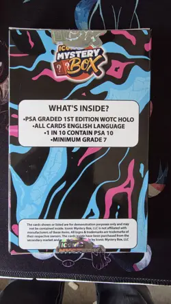 MYSTERY POKEMON:A 1ST EDITION WIZARD OF THE COAST PSA HOLO ENGLISH VINTAGE CARD - Image 2