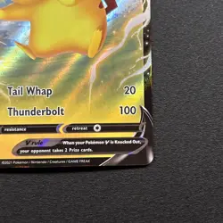 Pikachu V 086/264 Swsh08: Fusion Strike Holo Full Art Pokemon Card Near Mint NM - Image 5