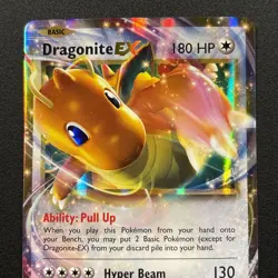 Dragonite EX 72/108 Evolutions Holo Pokemon Card Near Mint NM - Image 2