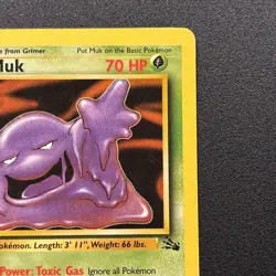 Muk 28/62 Fossil Vintage WOTC Pokemon Card Near Mint NM - Image 4