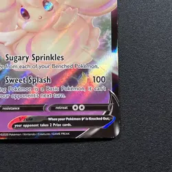 Alcremie V 22/73 Champions Path Holo Full Art Pokemon Card Near Mint NM - Image 5
