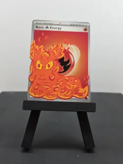 Slugma FANART TCG Pokemon Card ACEO Card ART Custom Card - Image 1