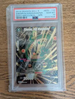 Dragon Ball Super Card Game Shenron, The Wishgranter BT5-110 SPR PSA 10 - Image 1