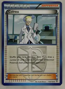 Colress 118/135 - Pokemon Plasma Storm Uncommon Card LP - Image 1