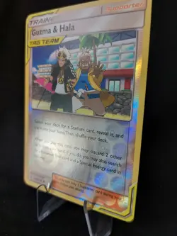 Guzma & Hala 193/236 - Cosmic Eclipse Pokemon Reverse Holo Pokemon TCG - LP - Image 4