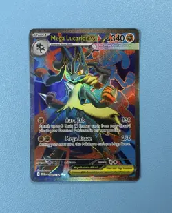 Mega Lucario ex 160/132 Mega Evolution Ultra Rare Pokemon Card Mint NM - Image 1