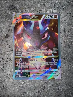 Pokemon TCG Cards Lucario VSTAR SWSH291 Black Star Promo Holo NM-M - Image 3