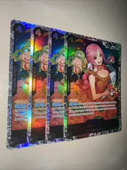 One Piece TCG Rebecca OP05-091 SR X4 Playset English CCG Card Game - Image 2