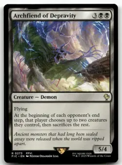 Archfiend of Depravity #273 MTG Final Fantasy FIC NM X1 - Image 1
