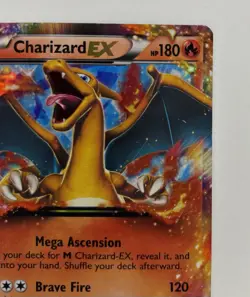 Pokemon TCG Charizard-EX XY Black Star Promos XY17 Holo Promo LP- - Image 3