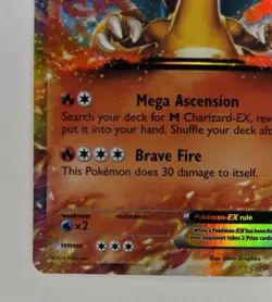 Pokemon TCG Charizard-EX XY Black Star Promos XY17 Holo Promo LP- - Image 5