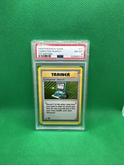 1999 Pokemon Computer Search 71/102 1ST EDITION Base Set Pokemon Card NM Mint - Image 1