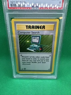 1999 Pokemon Computer Search 71/102 1ST EDITION Base Set Pokemon Card NM Mint - Image 2