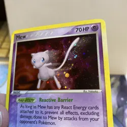 Pokemon TCG Mew 4/17 Pop Series 4 Holo Rare Card -LP :) - Image 3