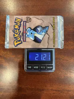 Lapras 1999 Pokemon Fossil Set Booster Pack 21.21g FACTORY SEALED HEAVY PACK - Image 1