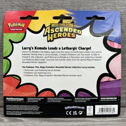 Pokemon TCG Mega Evolution Ascended Heroes Larry’s Komala 2 Pack Blister Sealed - Image 2