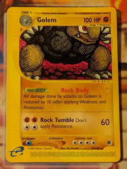 Golem 49/165 Expedition LP/MP Pokemon - Image 1