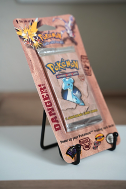 Pokemon Fossil Booster Blister Pack Lapras Artwork 1999 WOTC Factory Sealed - Image 4