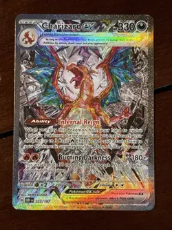 Pokemon Obsidian Flames Charizard Ex 223/197 Special Illustration Rare - Image 1