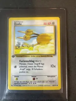 Pokemon 1st Edition German Base Set Doduo (Dodu) - Image 1