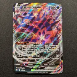 Eternatus VMAX 117/189 Swsh03 Darkness Ablaze Holo Full Art Pokemon Near Mint NM - Image 1