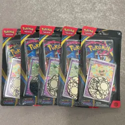 5 pk Pokemon Mega Evolution Phantasmal Flames Booster Pack—Cottonee, Whimsicott - Image 1