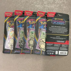 5 pk Pokemon Mega Evolution Phantasmal Flames Booster Pack—Cottonee, Whimsicott - Image 2