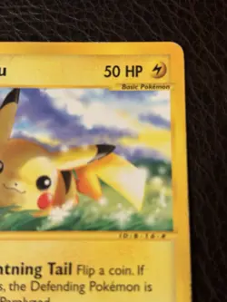 Pokemon Pikachu TCG 124/165 Regular E-Reader Expedition Base Set MP - Image 3