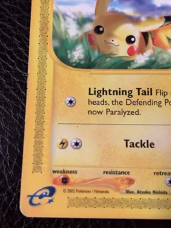 Pokemon Pikachu TCG 124/165 Regular E-Reader Expedition Base Set MP - Image 5