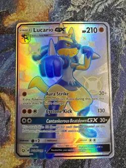 Lucario GX SV64/SV94 Hidden Fates Shiny Vault Pokemon 2019 Nm - Image 2