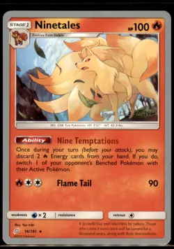 Pokemon Ninetales - 2019 (Kaya Lichtleitner) 16/181 World Championship Deck - Image 1