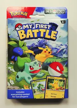 POKEMON TCG My First Battle Deck with 2 Mini Decks - Pikachu & Bulbasaur - Image 1
