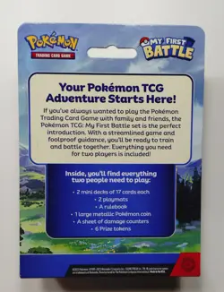 POKEMON TCG My First Battle Deck with 2 Mini Decks - Pikachu & Bulbasaur - Image 2