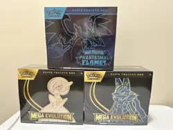 3 Brand New Factory-Sealed Unopened Pokemon TCG Mega Evolution ETB's (FREE S/H) - Image 1