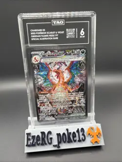 Pokemon TCG Charizard EX Obsidian Flames TAG 6 Ultra Rare Full Art - Image 1