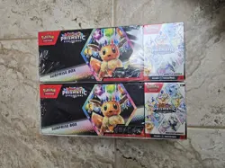 (2) Pokemon Sam's Club Prismatic Evolutions Surprise Box + Booster Bundle Lot - Image 1