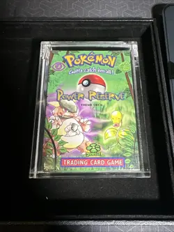 Factory Sealed! Pokemon 1999 Jungle Power Reserve Theme Deck With Acrylic! 742818060653 - Image 1