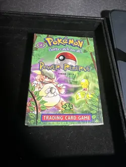 Factory Sealed! Pokemon 1999 Jungle Power Reserve Theme Deck With Acrylic! 742818060653 - Image 2