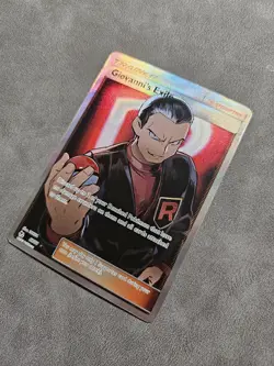 Pokemon TCG Giovanni's Exile 67/68 Full Art Trainer - SM Hidden Fates - NM - Image 2