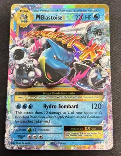M Blastoise EX 22/108 Ultra Rare Pokemon TCG XY - Evolutions NM - Image 1
