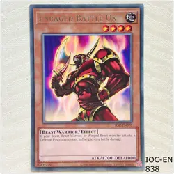 Enraged Battle Ox - IOC-EN070 - Rare Unlimited Yugioh - Image 1