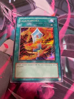 YUGIOH - SALAMANDRA - DDS - PRISMATIC SECRET RARE - MP - Image 1