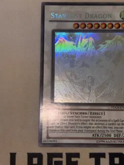 Stardust Dragon TDGS-EN040 Ghost Rare Unlimited Edition Yu-Gi-Oh! LP - Image 5