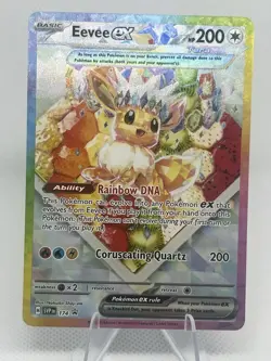 Pokemon TCG Eevee ex 174 Holofoil Promo SV: Scarlet & Violet Promo Cards - Image 1