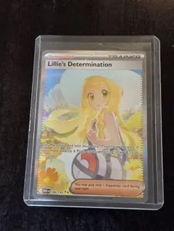 Lillie's Determination Pokemon Card SIR 184/132 Mega Evolutions ENGLISH - Image 1