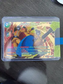 DBS Card - Z-Extra, Justice Impact BT27-124-C Mint - Image 3
