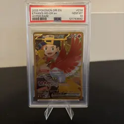 PSA 10 Ethan's Ho-Oh ex #239/182 SV10: Destined Rivals Hyper Rare Pokemon Card - Image 1