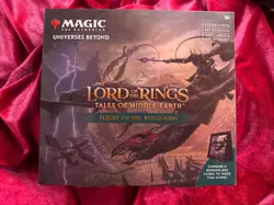 LOTR MTG Tales of Middle-Earth Scene Box: Witch King Packs, Cards & Easel NISB - Image 1